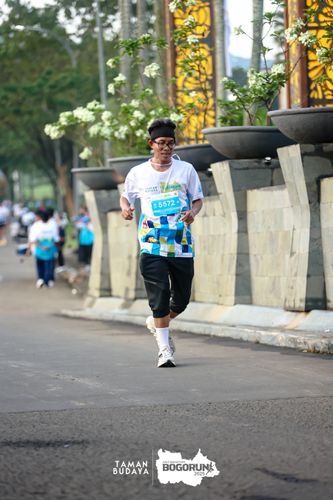 Race photo from Taman Budaya x BOGORUN 2025