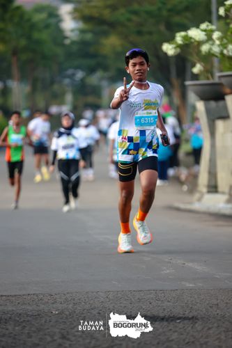 Race photo from Taman Budaya x BOGORUN 2025