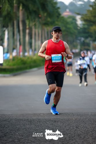 Race photo from Taman Budaya x BOGORUN 2025