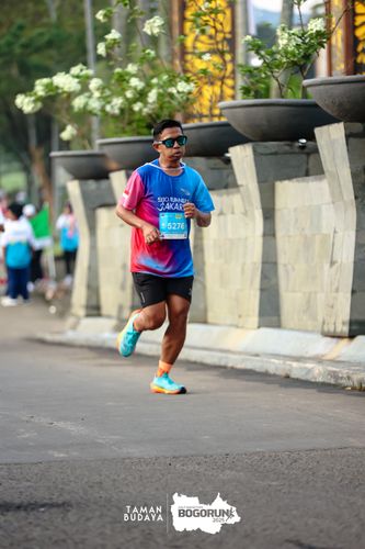 Race photo from Taman Budaya x BOGORUN 2025