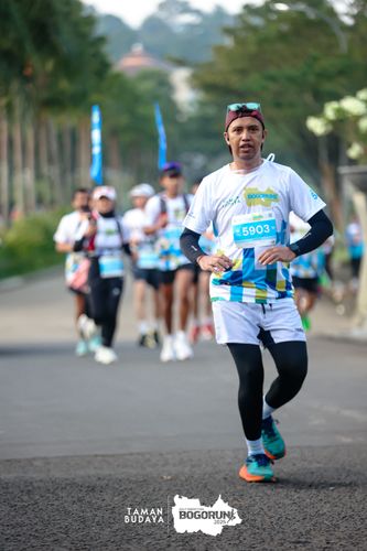 Race photo from Taman Budaya x BOGORUN 2025