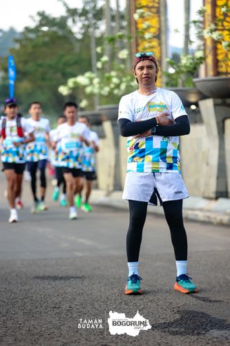 Race photo from Taman Budaya x BOGORUN 2025