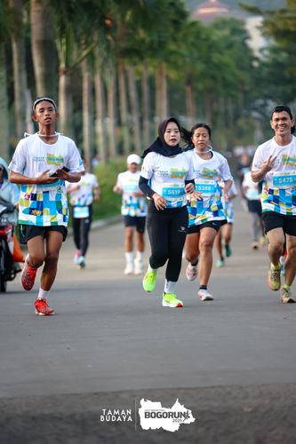 Race photo from Taman Budaya x BOGORUN 2025