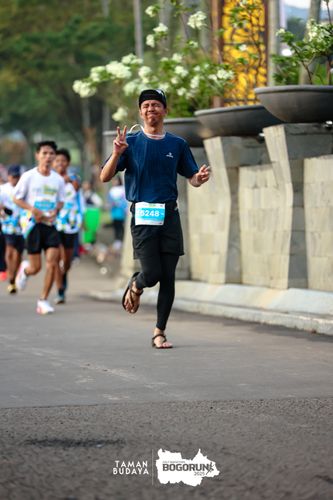Race photo from Taman Budaya x BOGORUN 2025
