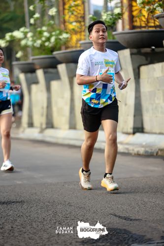 Race photo from Taman Budaya x BOGORUN 2025