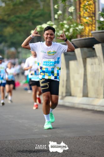 Race photo from Taman Budaya x BOGORUN 2025