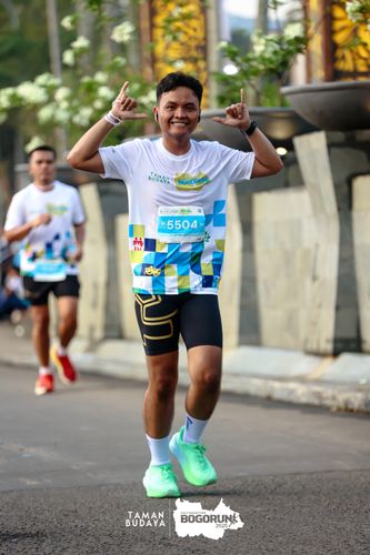 Race photo from Taman Budaya x BOGORUN 2025