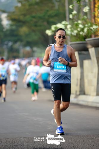 Race photo from Taman Budaya x BOGORUN 2025
