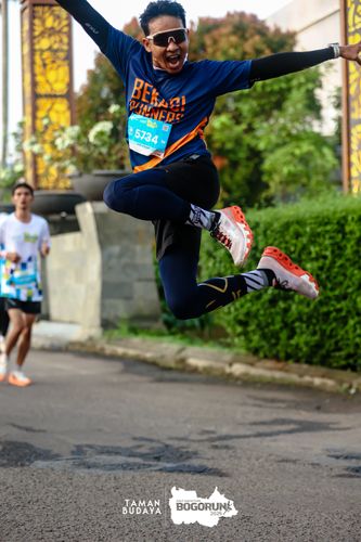 Race photo from Taman Budaya x BOGORUN 2025