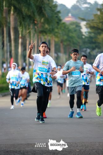 Race photo from Taman Budaya x BOGORUN 2025