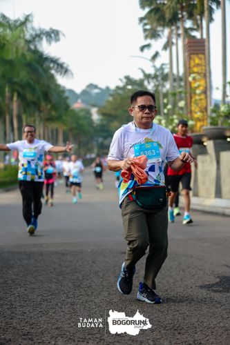 Race photo from Taman Budaya x BOGORUN 2025