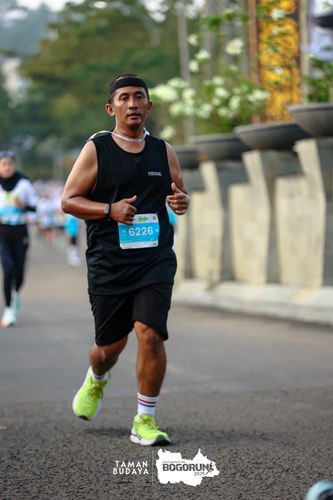 Race photo from Taman Budaya x BOGORUN 2025