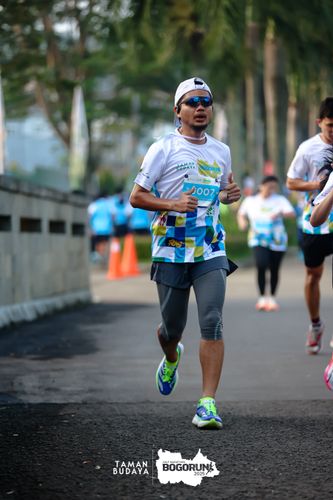 Race photo from Taman Budaya x BOGORUN 2025