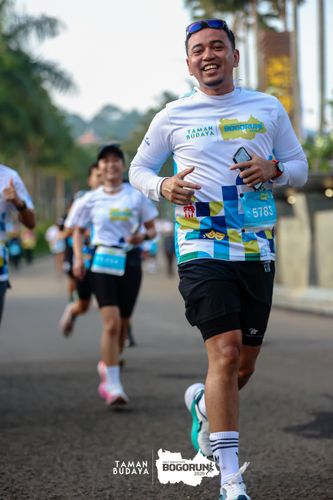 Race photo from Taman Budaya x BOGORUN 2025