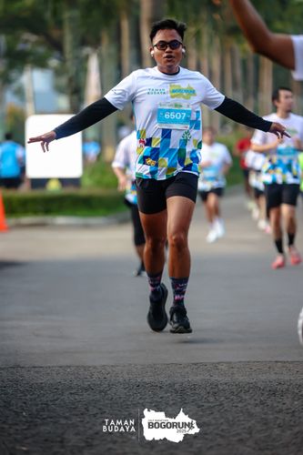 Race photo from Taman Budaya x BOGORUN 2025