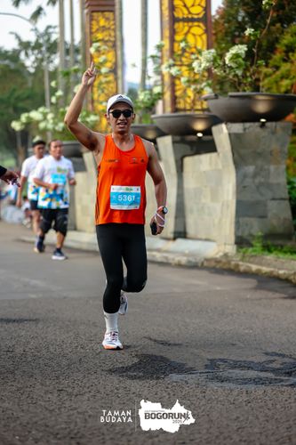 Race photo from Taman Budaya x BOGORUN 2025