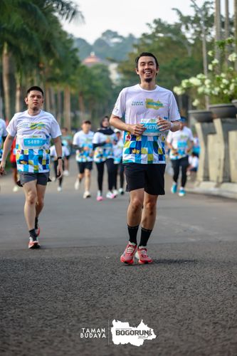 Race photo from Taman Budaya x BOGORUN 2025