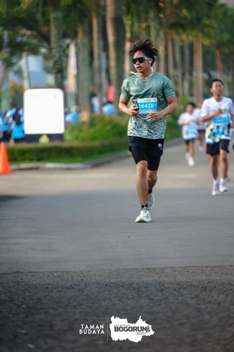 Race photo from Taman Budaya x BOGORUN 2025