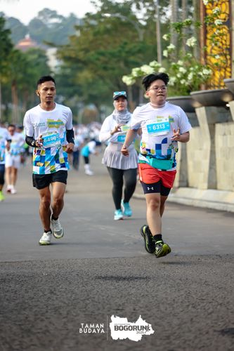 Race photo from Taman Budaya x BOGORUN 2025