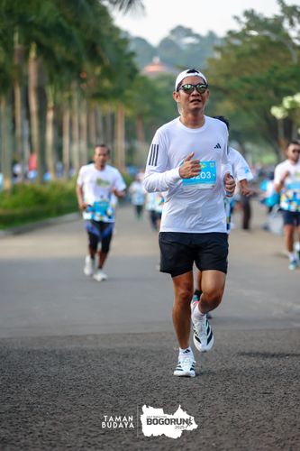 Race photo from Taman Budaya x BOGORUN 2025