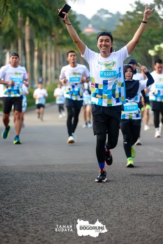 Race photo from Taman Budaya x BOGORUN 2025