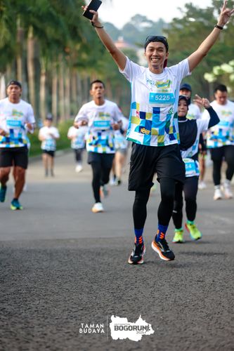 Race photo from Taman Budaya x BOGORUN 2025