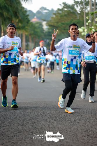 Race photo from Taman Budaya x BOGORUN 2025