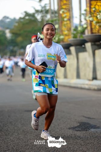 Race photo from Taman Budaya x BOGORUN 2025