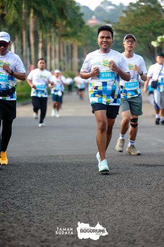 Race photo from Taman Budaya x BOGORUN 2025