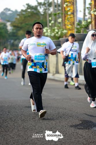 Race photo from Taman Budaya x BOGORUN 2025