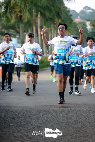 Race photo from Taman Budaya x BOGORUN 2025