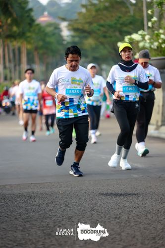 Race photo from Taman Budaya x BOGORUN 2025