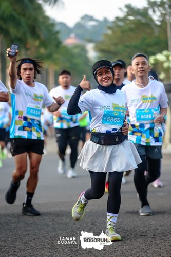 Race photo from Taman Budaya x BOGORUN 2025