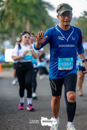 Race photo from Taman Budaya x BOGORUN 2025