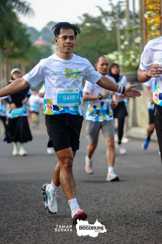 Race photo from Taman Budaya x BOGORUN 2025