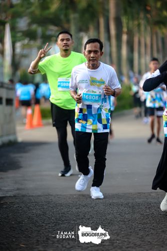 Race photo from Taman Budaya x BOGORUN 2025