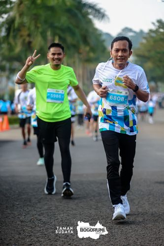 Race photo from Taman Budaya x BOGORUN 2025