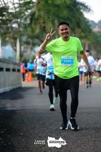 Race photo from Taman Budaya x BOGORUN 2025