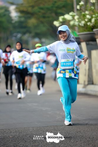 Race photo from Taman Budaya x BOGORUN 2025
