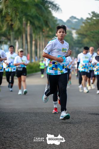 Race photo from Taman Budaya x BOGORUN 2025