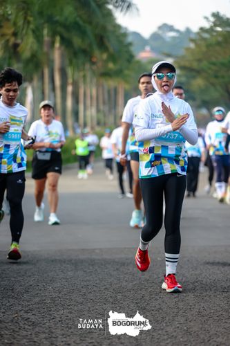 Race photo from Taman Budaya x BOGORUN 2025