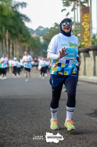 Race photo from Taman Budaya x BOGORUN 2025