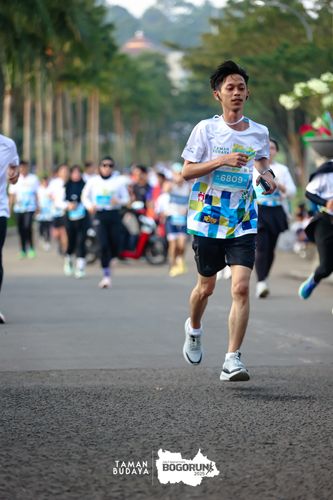 Race photo from Taman Budaya x BOGORUN 2025