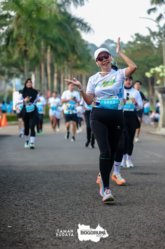 Race photo from Taman Budaya x BOGORUN 2025
