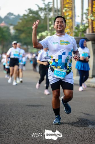 Race photo from Taman Budaya x BOGORUN 2025