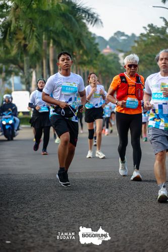 Race photo from Taman Budaya x BOGORUN 2025