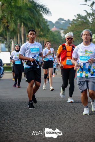 Race photo from Taman Budaya x BOGORUN 2025