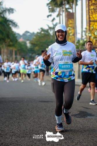 Race photo from Taman Budaya x BOGORUN 2025