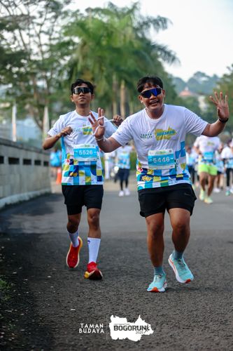 Race photo from Taman Budaya x BOGORUN 2025