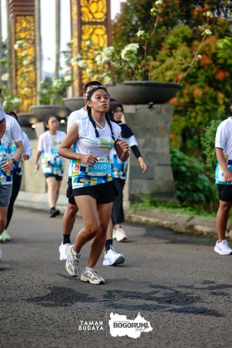 Race photo from Taman Budaya x BOGORUN 2025